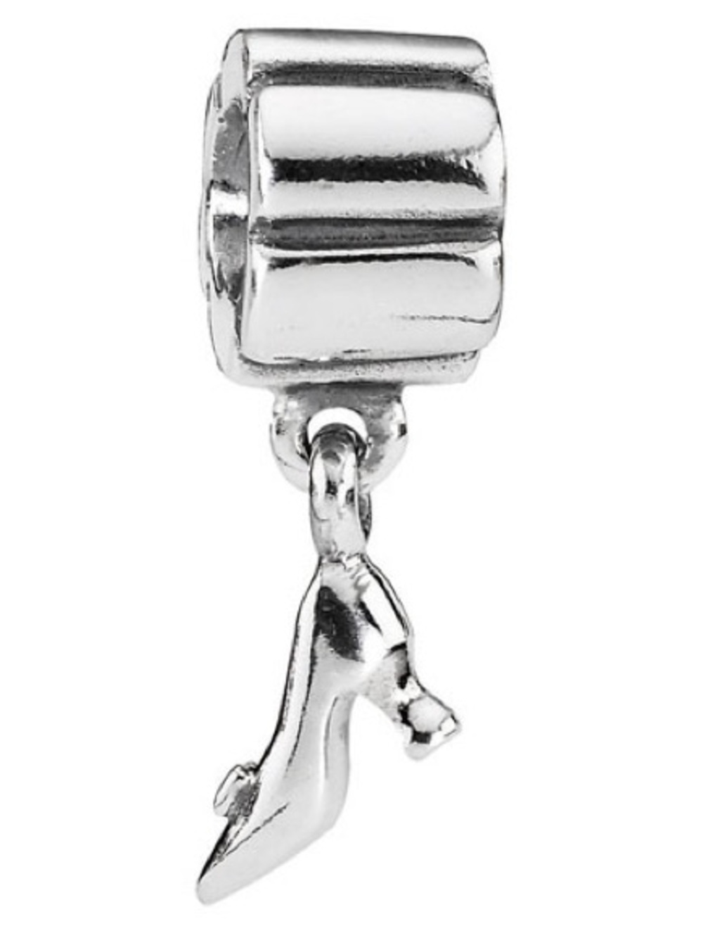 Retired PANDORA Stiletto Shoe S925 ALE Sterling Silver Dangle Charm 790420